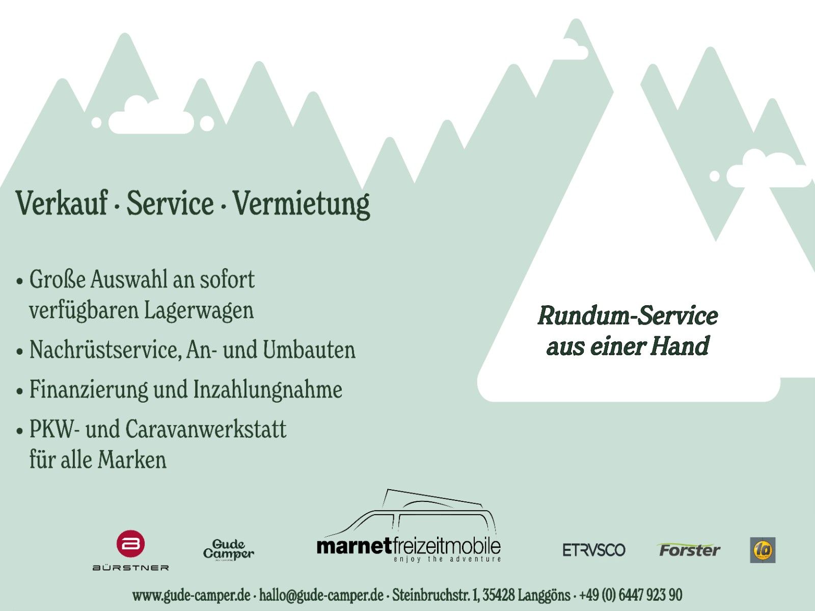 Fahrzeugabbildung Forster Vantasy V 599 HB *Modell26*Rückfahrkam.*Dieselhz