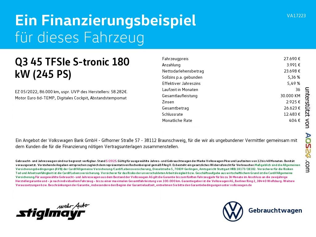 Audi Q3 45 TFSIe S-tronic INTERIEUR-S-LINE+ACC+AHK+NA foto 2
