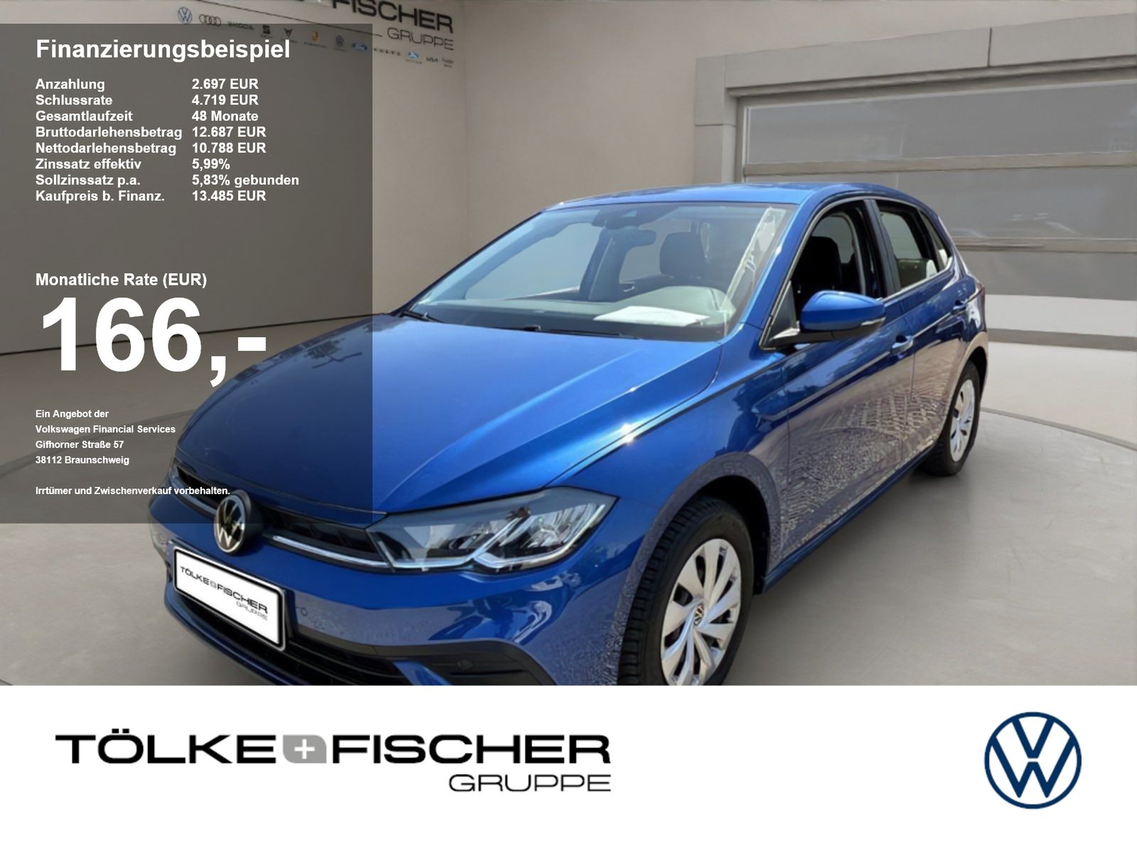 Volkswagen Polo VI 1.0 Virtual LED PDC Facelift SpurH
