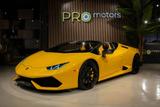 Lamborghini Huracan Spider LIFTSYSTEM | GIALLO | EXT.LEATHER - Lamborghini Gebrauchtwagen von 2017