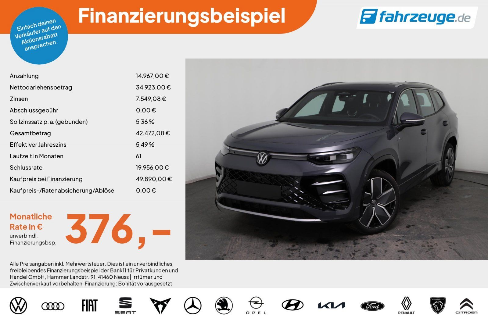 Volkswagen Tayron 2.0 TDI 4Motion New Edition R-Line *AHK* imagem 2