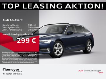 Audi Leasingangebot: Audi A6 Avant 45 TFSI Q ADVANCED MATRIX AHK MEMORY KA