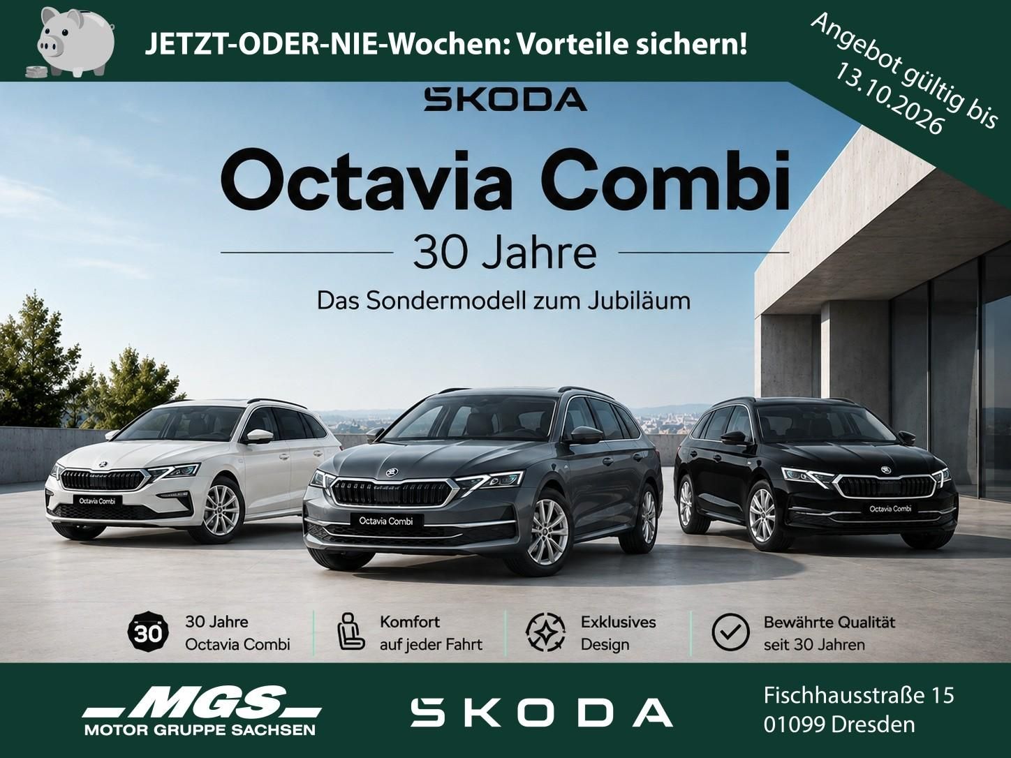 Skoda Octavia Combi 30 Jahre 2.0 TDI DSG #AHK