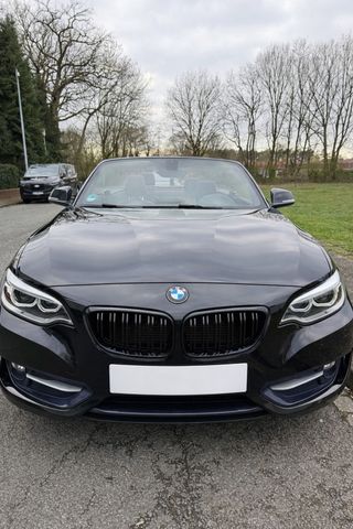 BMW 2er BMW Cabrio schwarz Sportline 220d Diesel