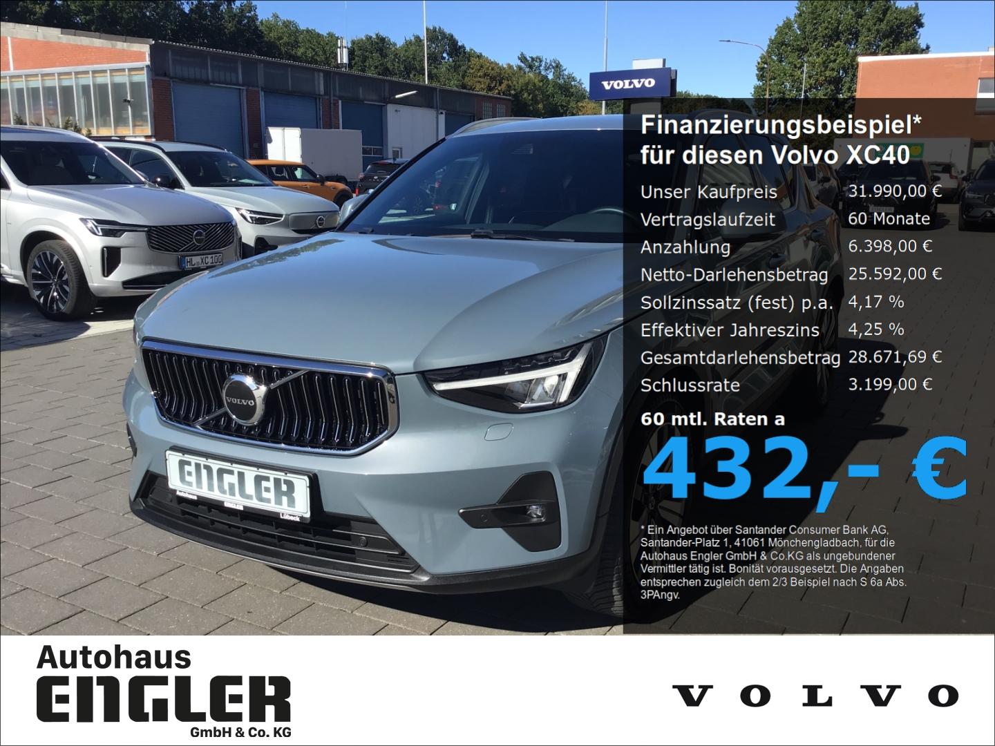 Volvo XC40 T4 Plus Bright Recharge Navi Nebel