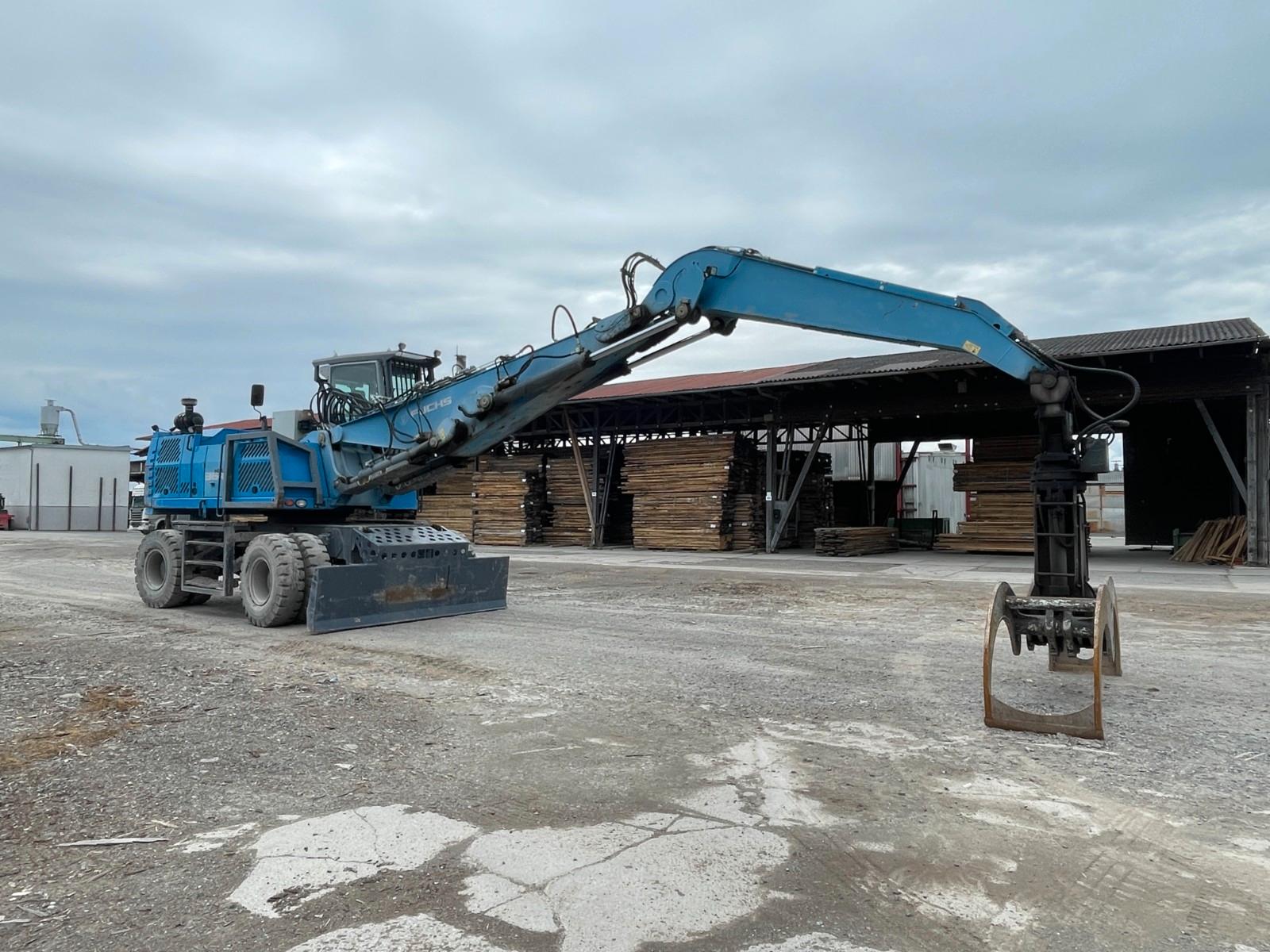 Terex FUCHS MHL364E Umschlagbagger HGT Greifer 1,25 m²