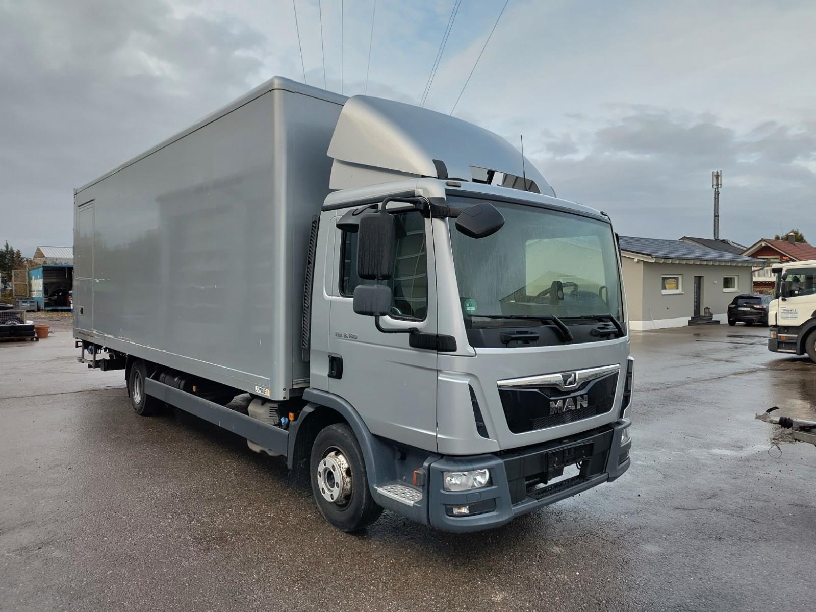 MAN TGL 8.180 Koffer 7,20 m, E6, LBW Palfinger 1 to.