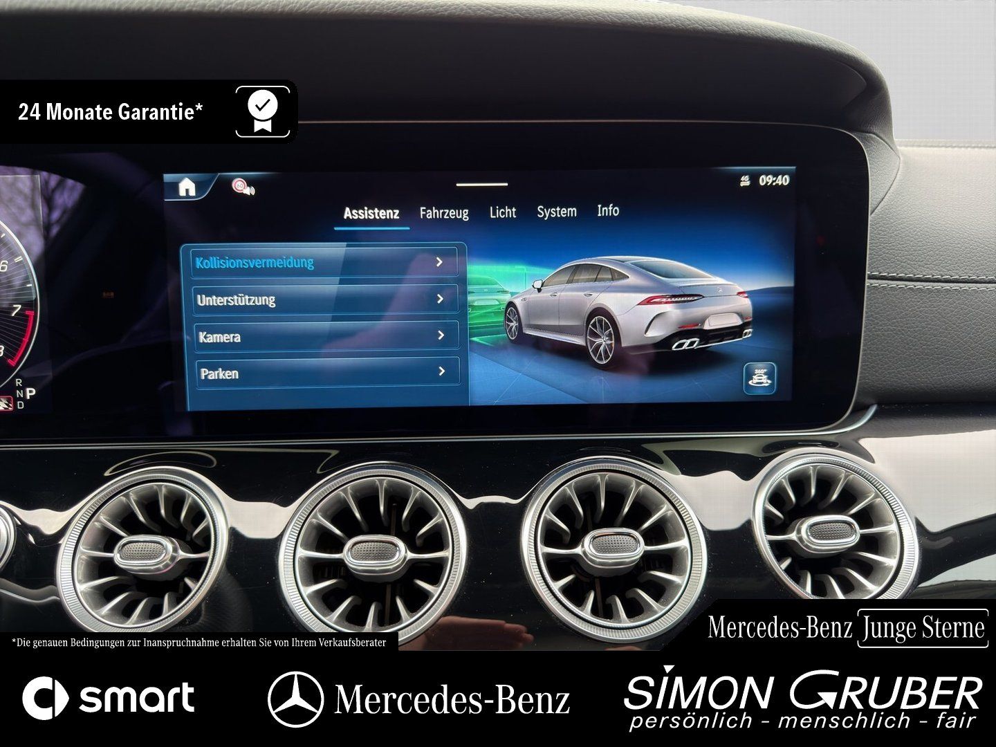 Fahrzeugabbildung Mercedes-Benz GT 63 S 4M AMG magno Nappa Burm3D HUD Mod 2025