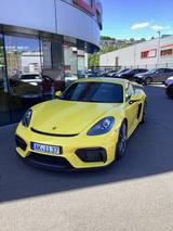 Porsche 718 GT4, Racinggelb, Approved,  Top Zustand - Porsche Cayman: 718 T