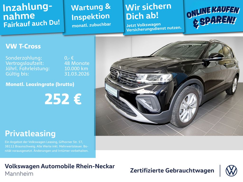 T-Cross 1.0 TSI GOAL DSG Navi AHK LED uvm