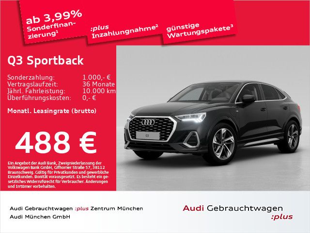 Audi Q3 Sportback 45 TFSI e S tronic S line ACC/AHK/N