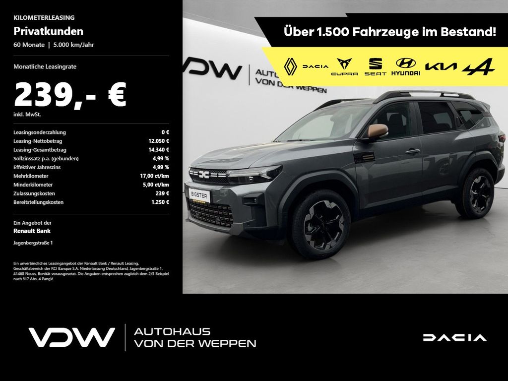Abbildung Leasingangebot Dacia Bigster Extreme mild hybrid 140