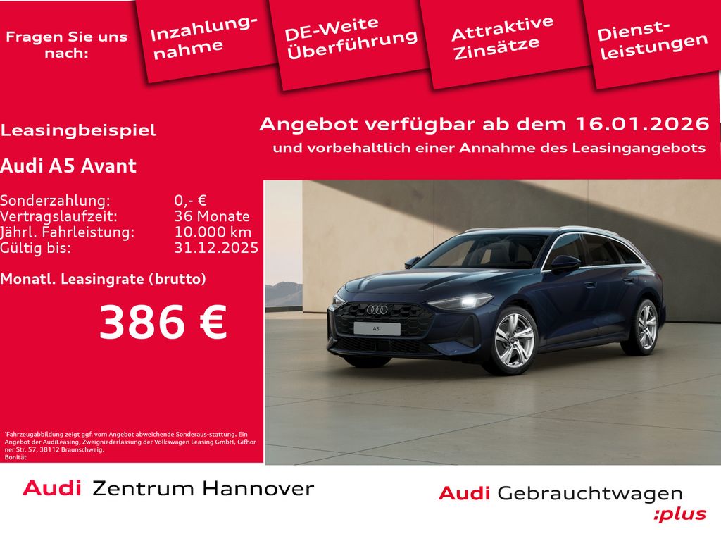 A5 Avant 2.0 TFSI Kamera ACC Leder Sportsitze