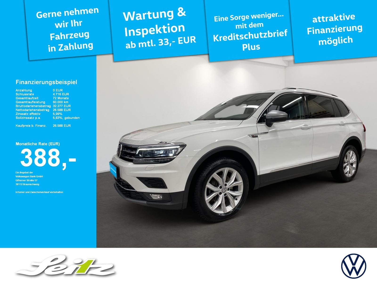 Volkswagen Tiguan Allspace 2.0 TDI 4M Highline *7-SITZER*AH