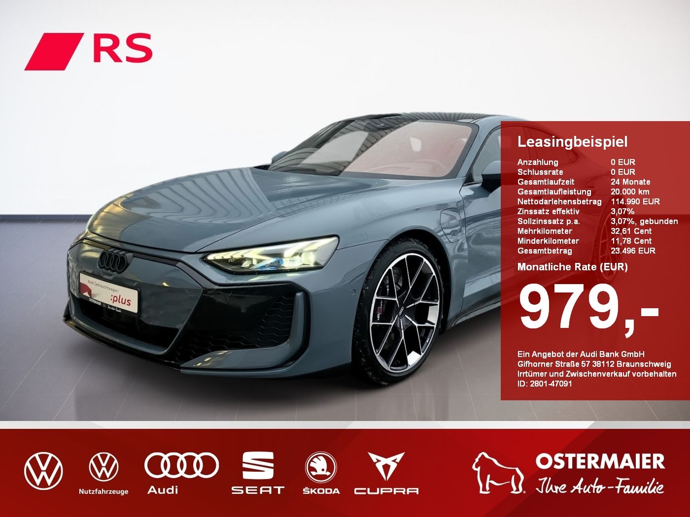 Audi RS e-tron GT NP:175tEUR! REMOTE.HuD.MATRIX.PANO.