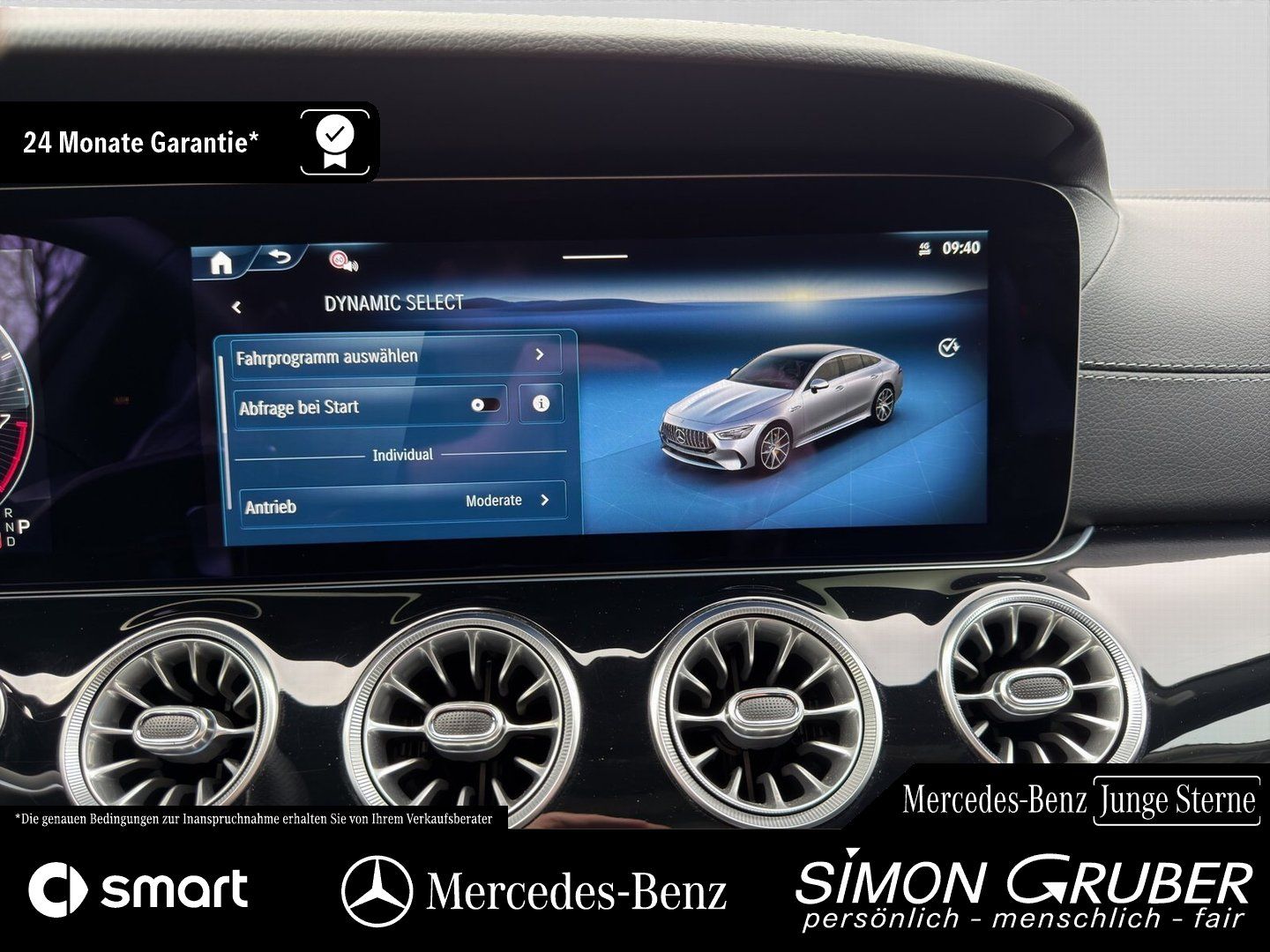 Fahrzeugabbildung Mercedes-Benz GT 63 S 4M AMG magno Nappa Burm3D HUD Mod 2025