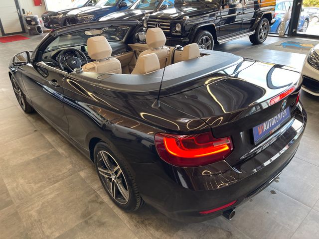 BMW 218 d Cabrio Sport Line *AHK*SHZ*Klima*Navi*