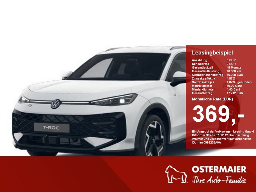Volkswagen VW T-Roc R-Line 1.5eTSI 150PS DSG LED,AHK,KAMERA