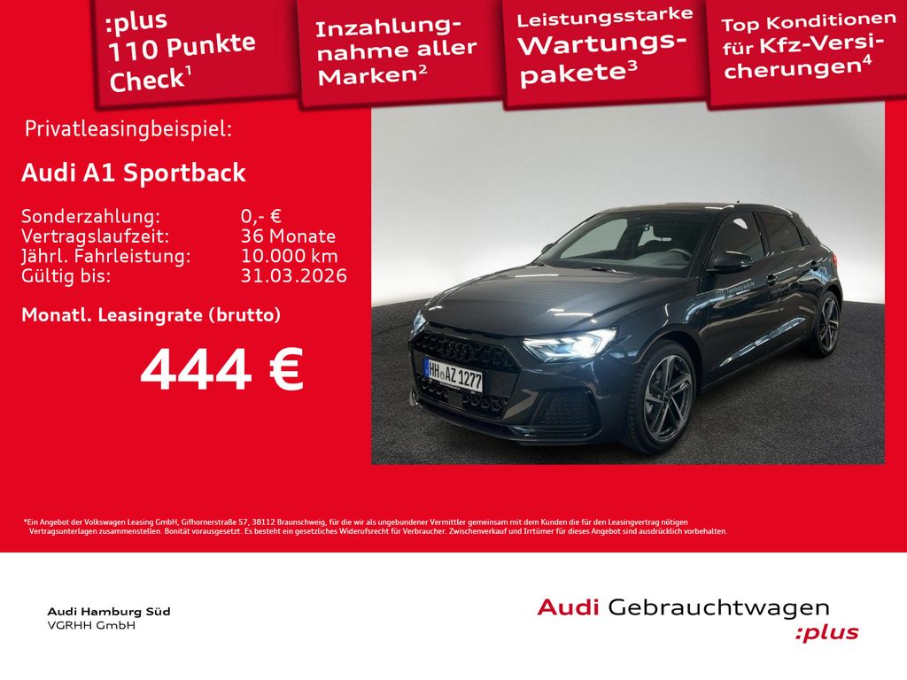 A1 Sportback 35 TFSI advanced S tronic R-KAMERA