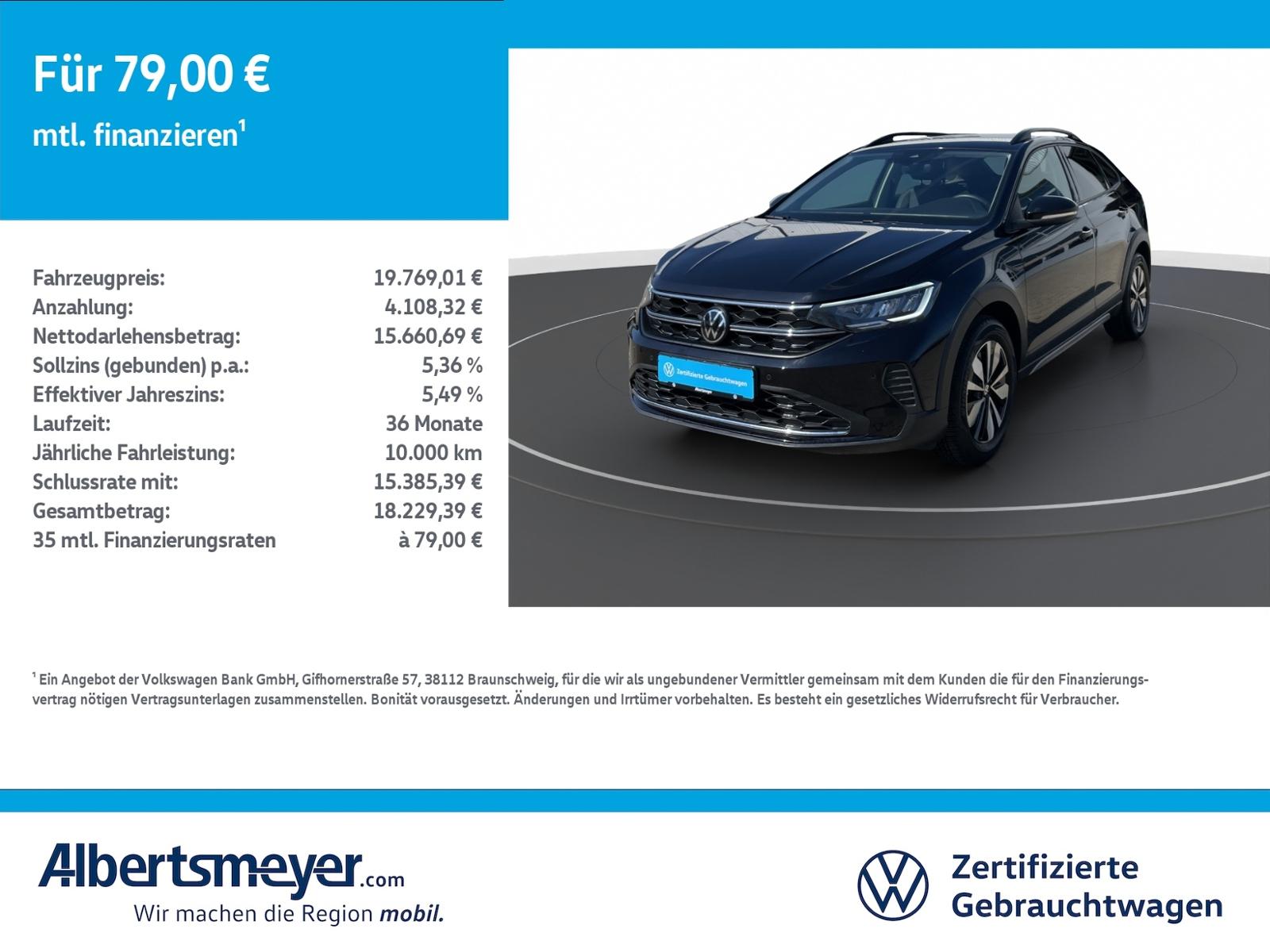 Volkswagen Taigo 1.0 TSI GOAL +NAVI+LED+ACC+KLIMA+TRAVEL+LM