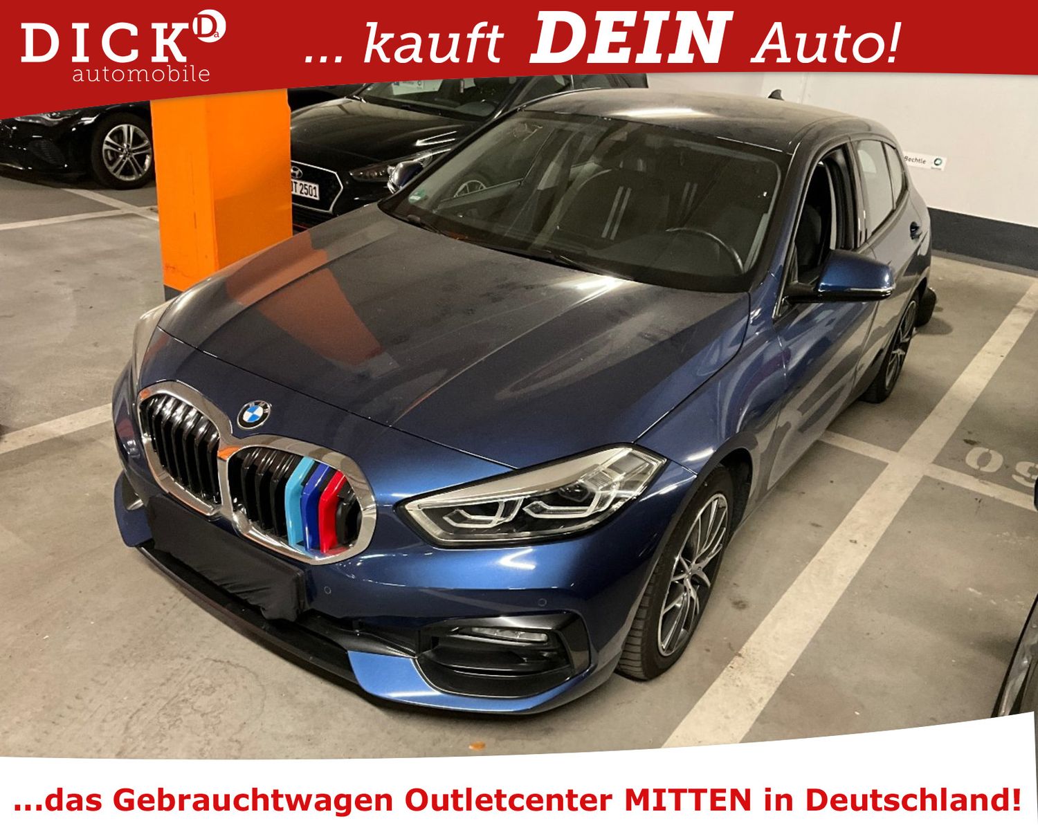 BMW 116d Sport LED+/NAVI/VIRTU/HIFI/DAB/SHZ/8Fa