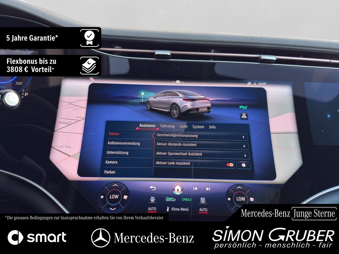 Fahrzeugabbildung Mercedes-Benz EQE 500 4M AMG Premium+ Nappa Hyper Pano Md 2025