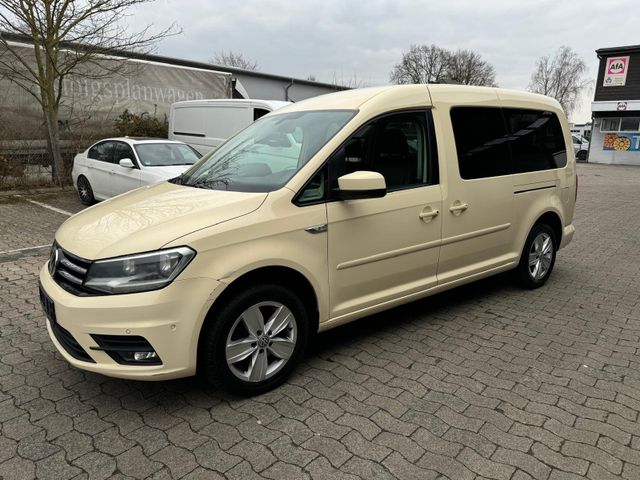 Volkswagen Caddy PKW Maxi Comfortline BMT 1.HAND/TAXI/RAMPE