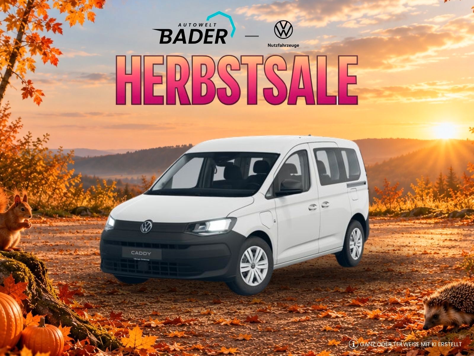 Volkswagen Caddy Trend e-hyb. "Herbst-Sale" AUTOWELT-BADER!