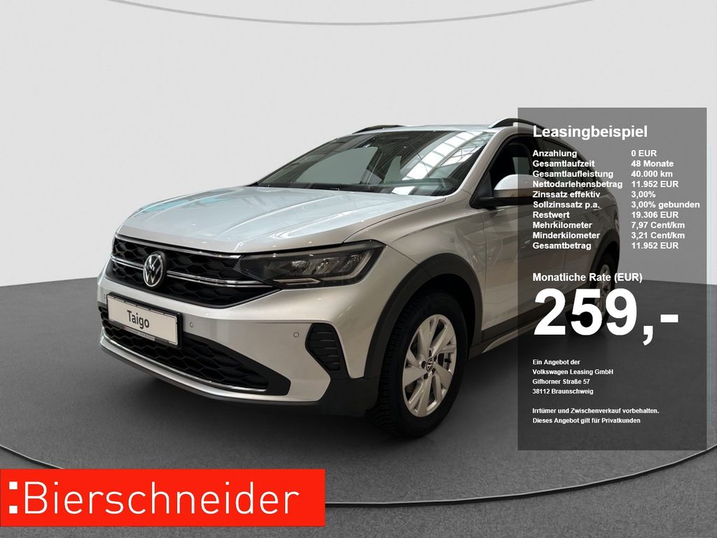Taigo 1.0 TSI DSG Life LEDER NAVI KAMERA SHZ PDC