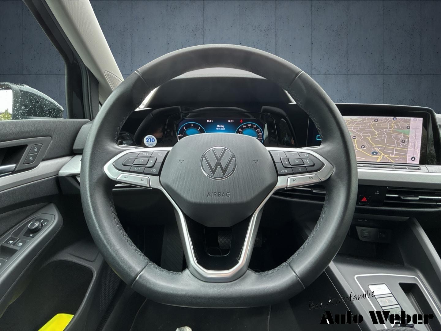 Volkswagen Golf 2.0TDI DSG Life AHK Navi LED ACC Fahrschule, миниатюра 13