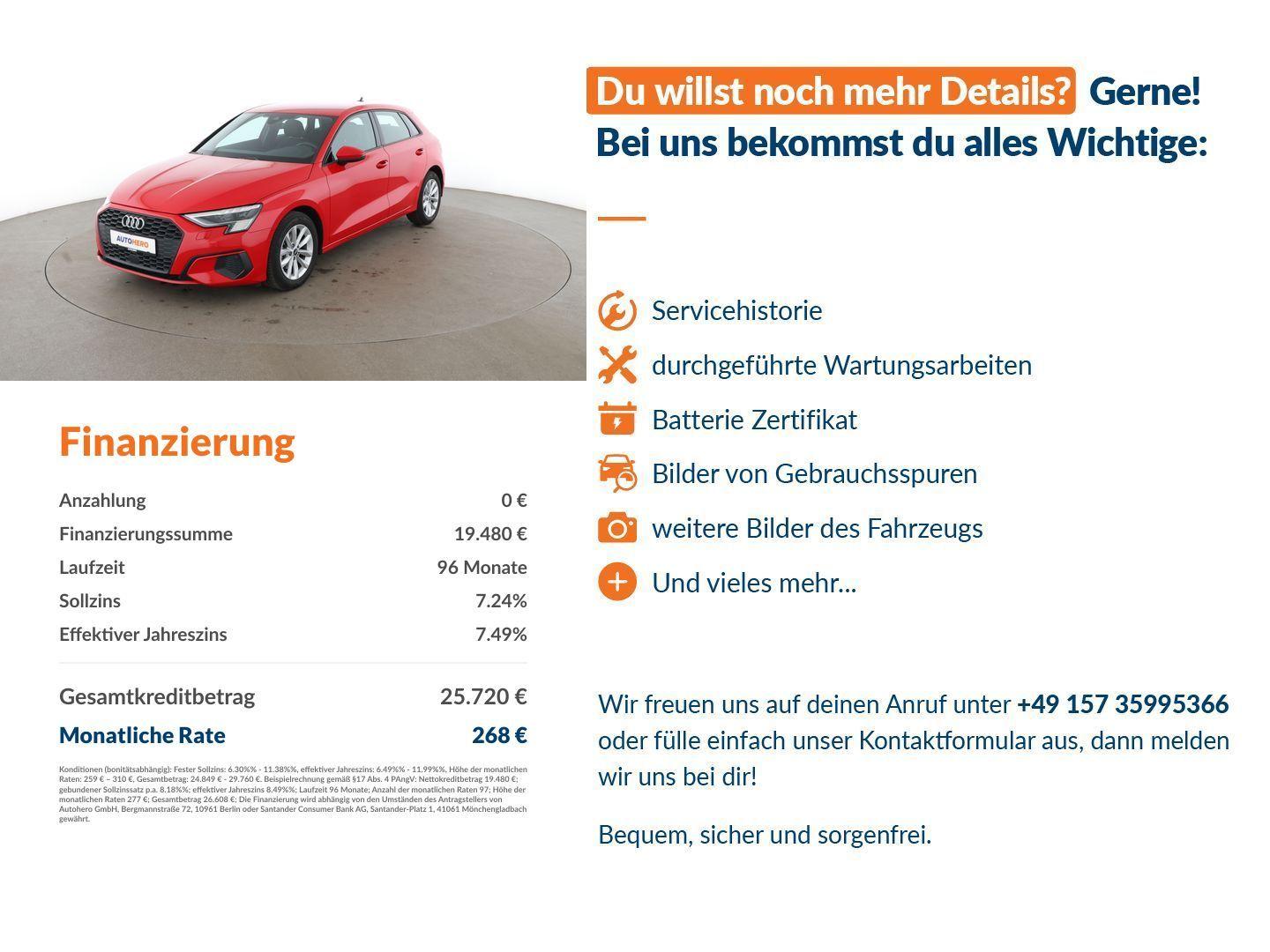 Audi A3 Sportback 35 TFSI Mild-Hybrid Aut.*NAVI*CAM*