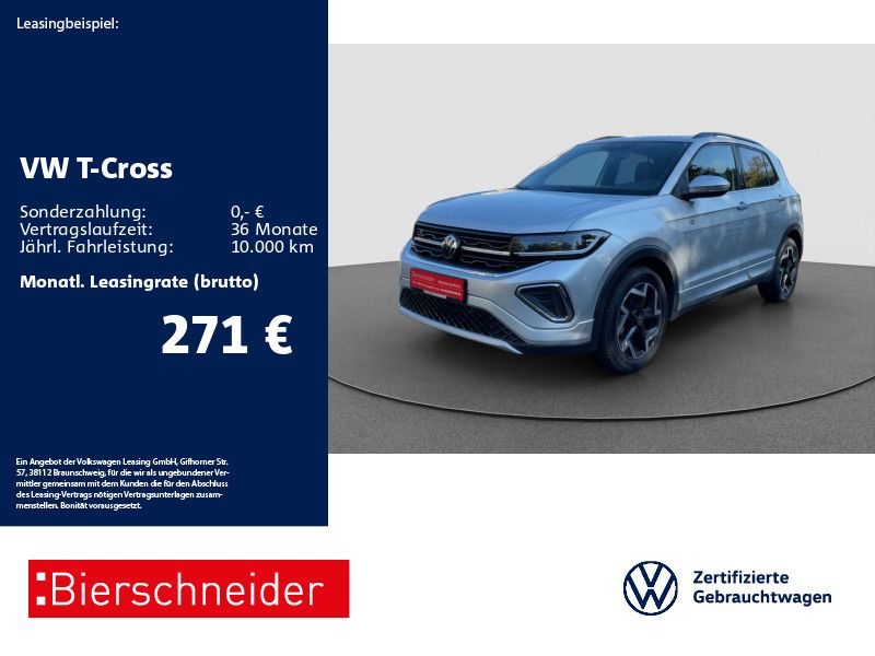 T-Cross 1.5 TSI DSG R-Line AHK MATRIX NAVI CAM 1