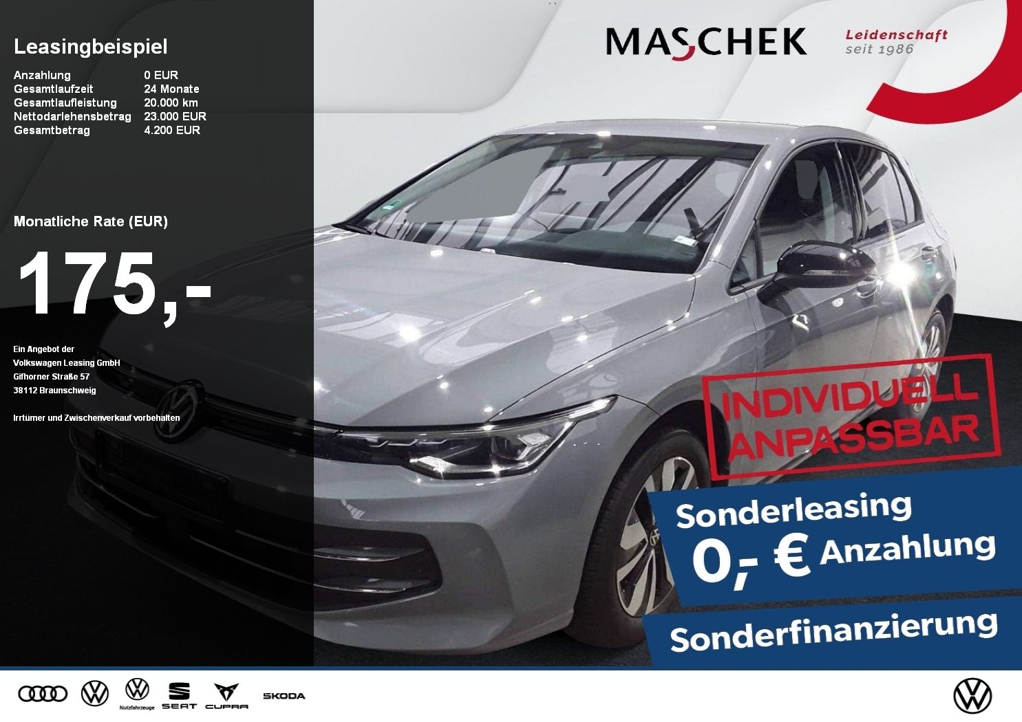 Volkswagen Golf GOAL 1.5 TSI AHK Sitzh. Ambiente Navi Klima