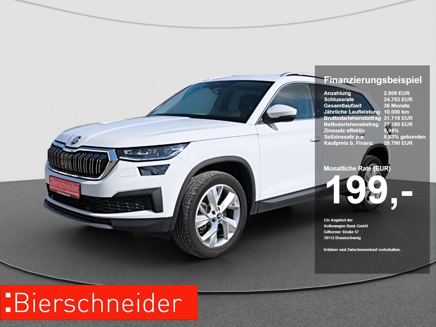 Skoda Kodiaq 2.0 TDI DSG Style 4x4 AHK NAVI MATRIX ACC