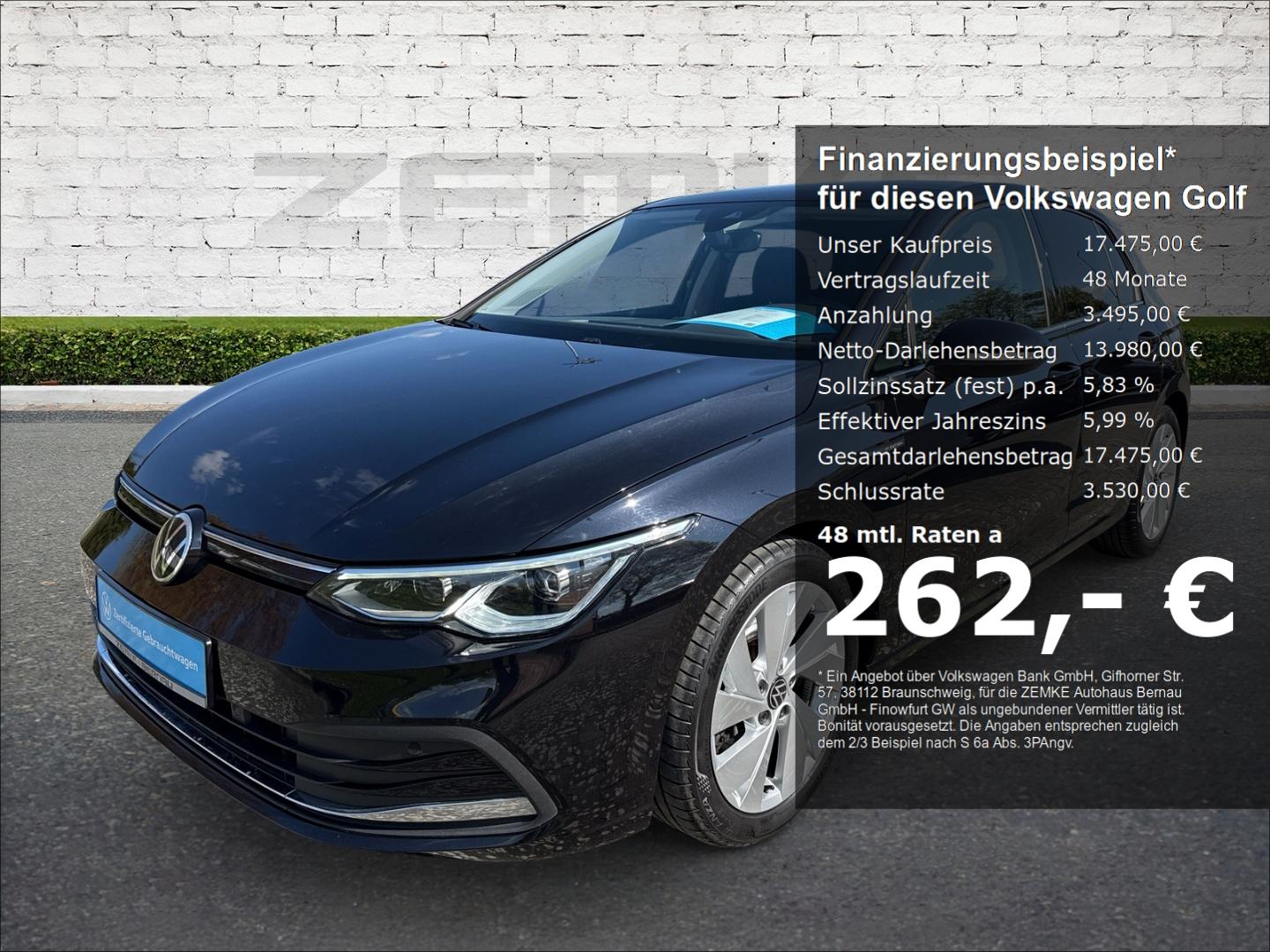 Volkswagen Golf VIII 1.5 eTSI DSG Style El. Panodach Navi D
