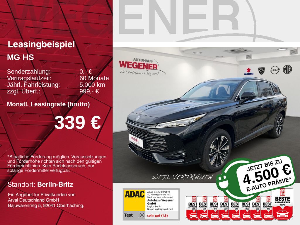 MG HS PHEV Luxury Standheizung|LED|360|CarPlay|ACC