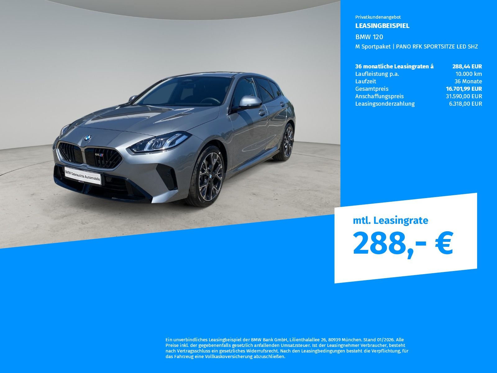 BMW 120 M Sportpaket PANO RFK SPORTSITZE LED SHZ foto 2