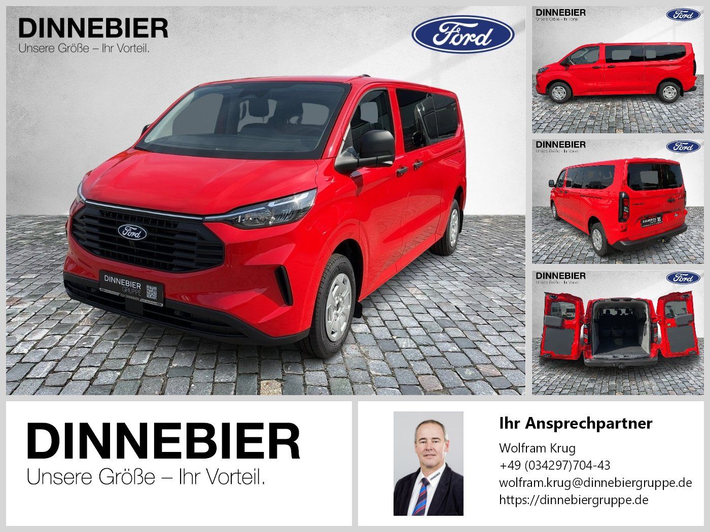 Ford Transit Custom 320 L2 H1 Kombi PKW Trend 125 kW
