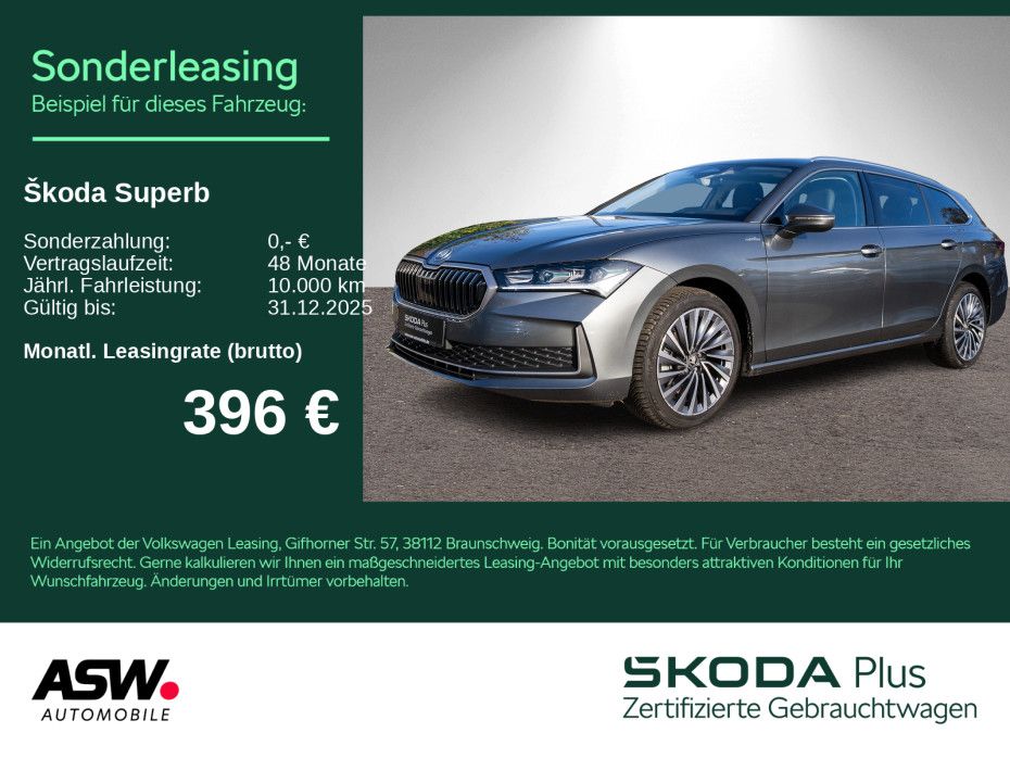 Skoda Superb Combi L&K 2,0 TDI DSG LED NAVI AHK PANO