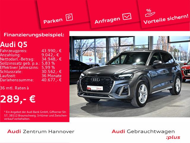 Audi Q5 40 TDI S line AHK LED Kamera virtual Teillede