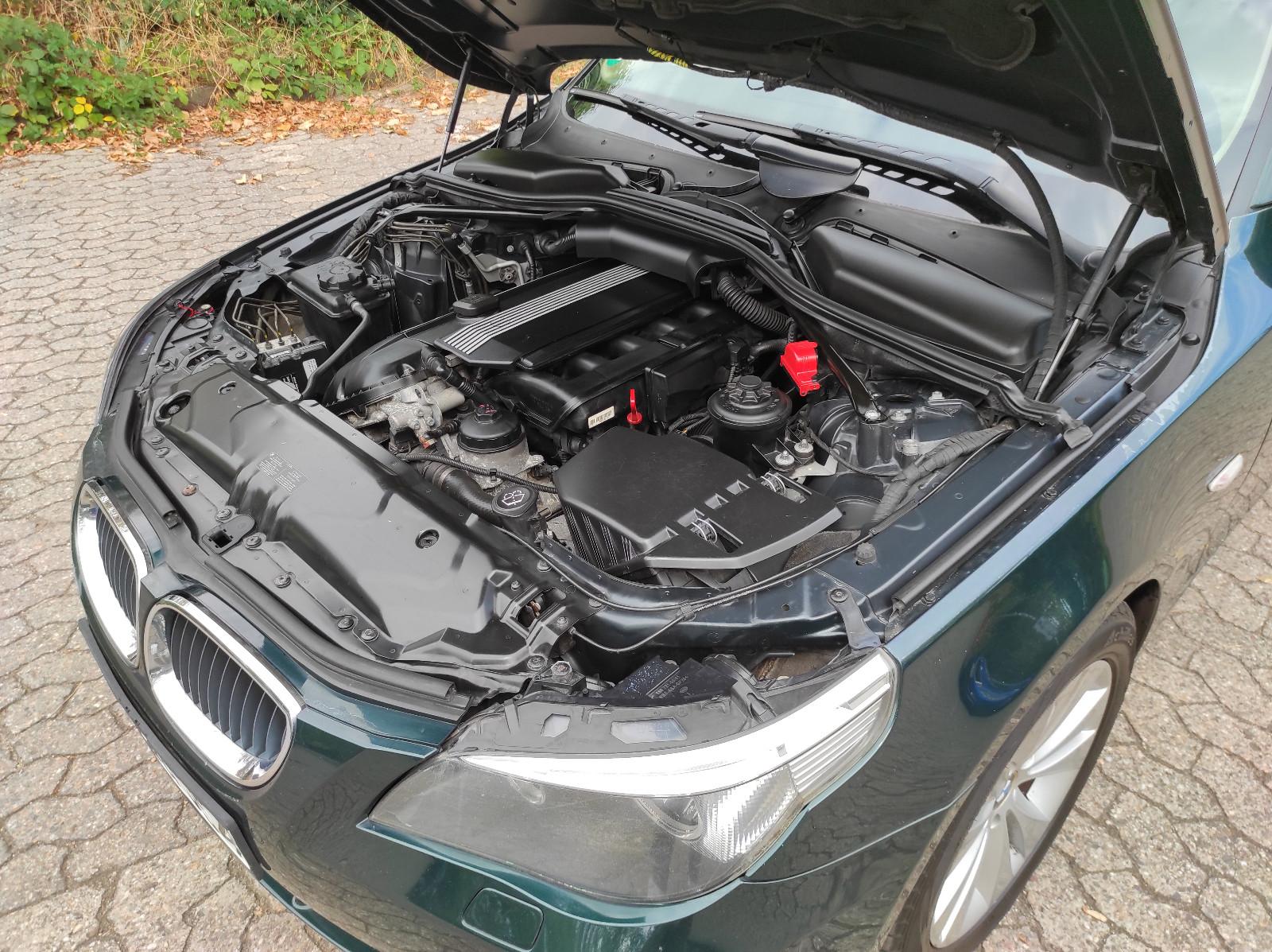 BMW 530i Automatik, E60 dunkelgrün mit beige