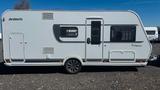 Dethleffs Aero 500 qsk mit Mover WIGO Vorzelt +Zubehör - Heckgarage Wohnwagen Mit