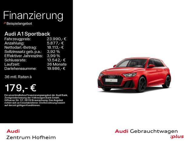 Audi A1 Sportback 30 TFSI S line*Virtual*Smartphone I