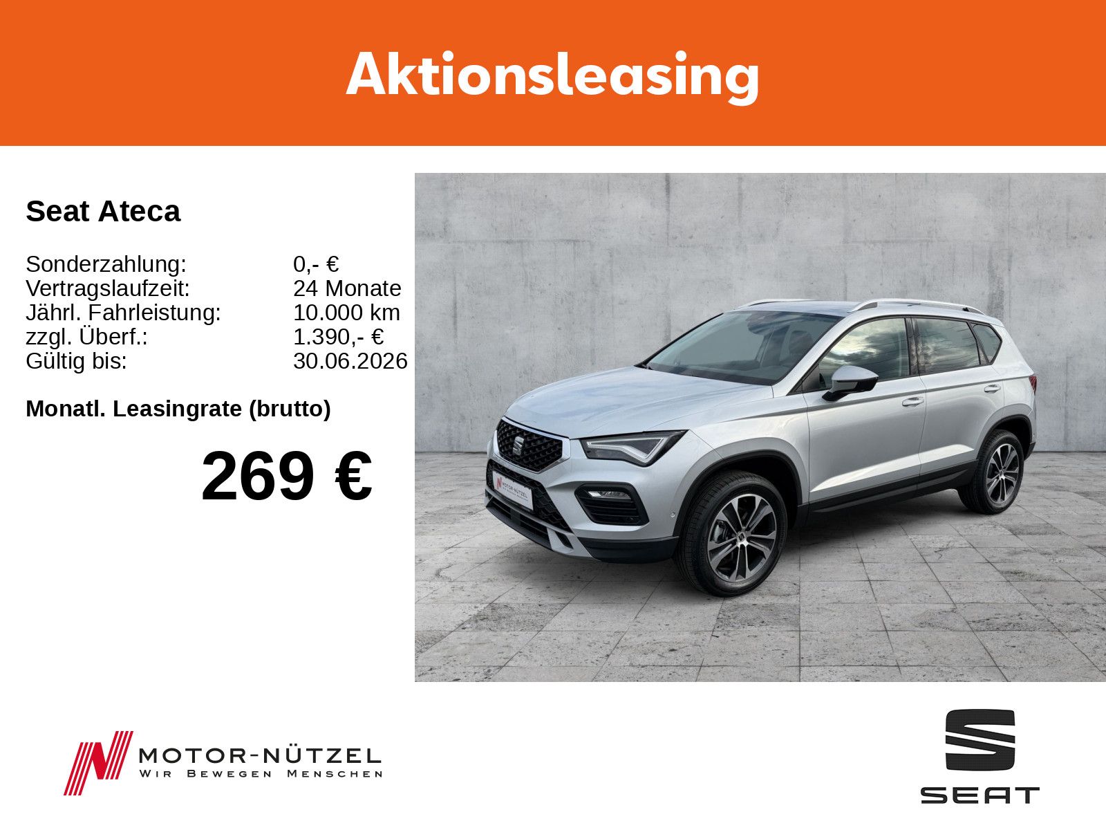 Seat Ateca 1.5 TSI ACT Style 7-Gang DSG
