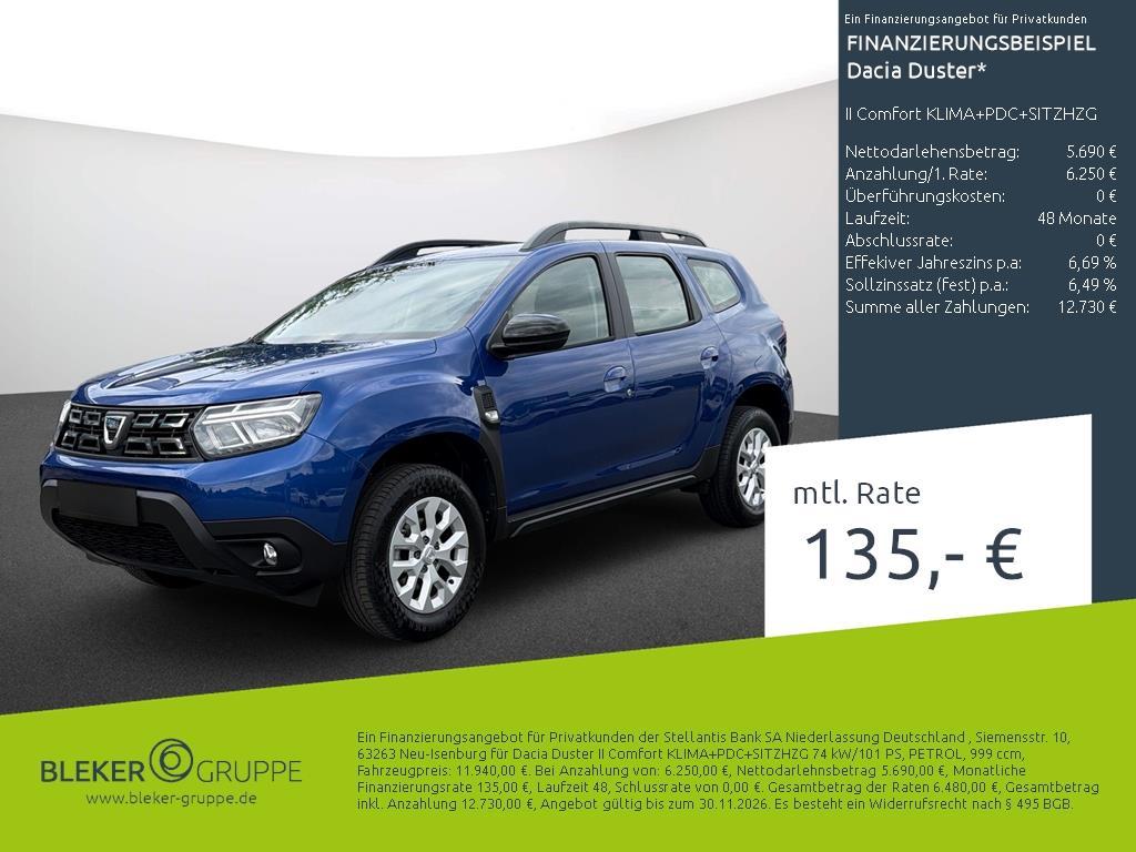 Dacia Duster II Comfort KLIMA+PDC+SITZHZG
