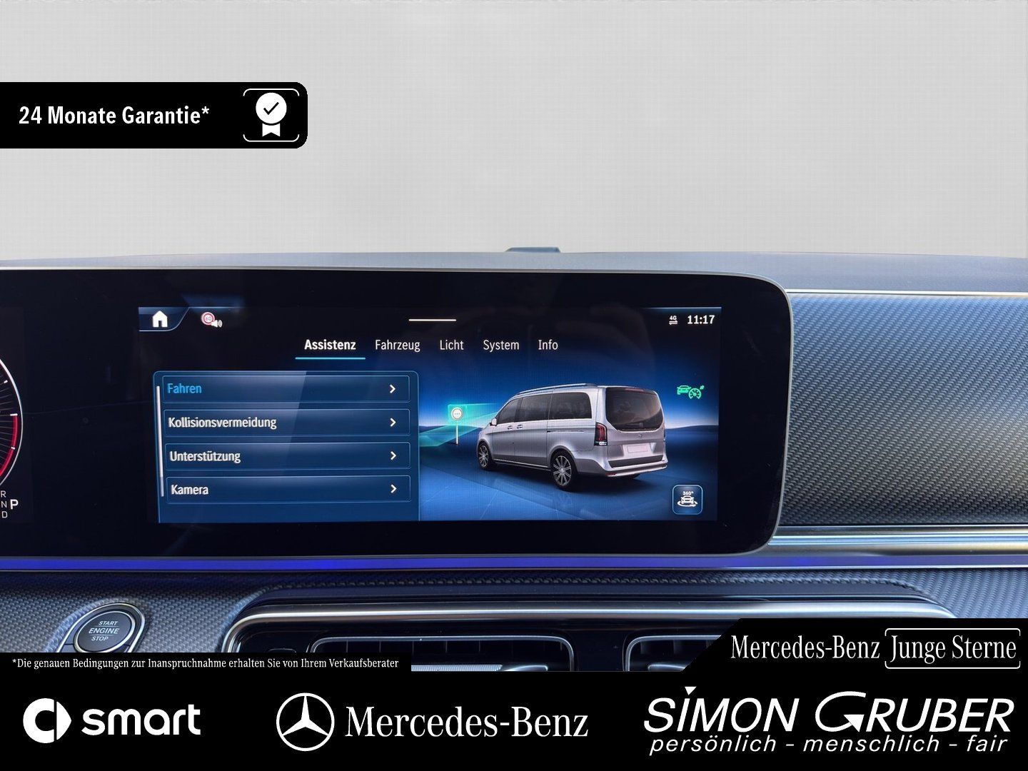 Fahrzeugabbildung Mercedes-Benz V 250 d 4M AMG Night Standhzg Burm eTüren 7Sitze