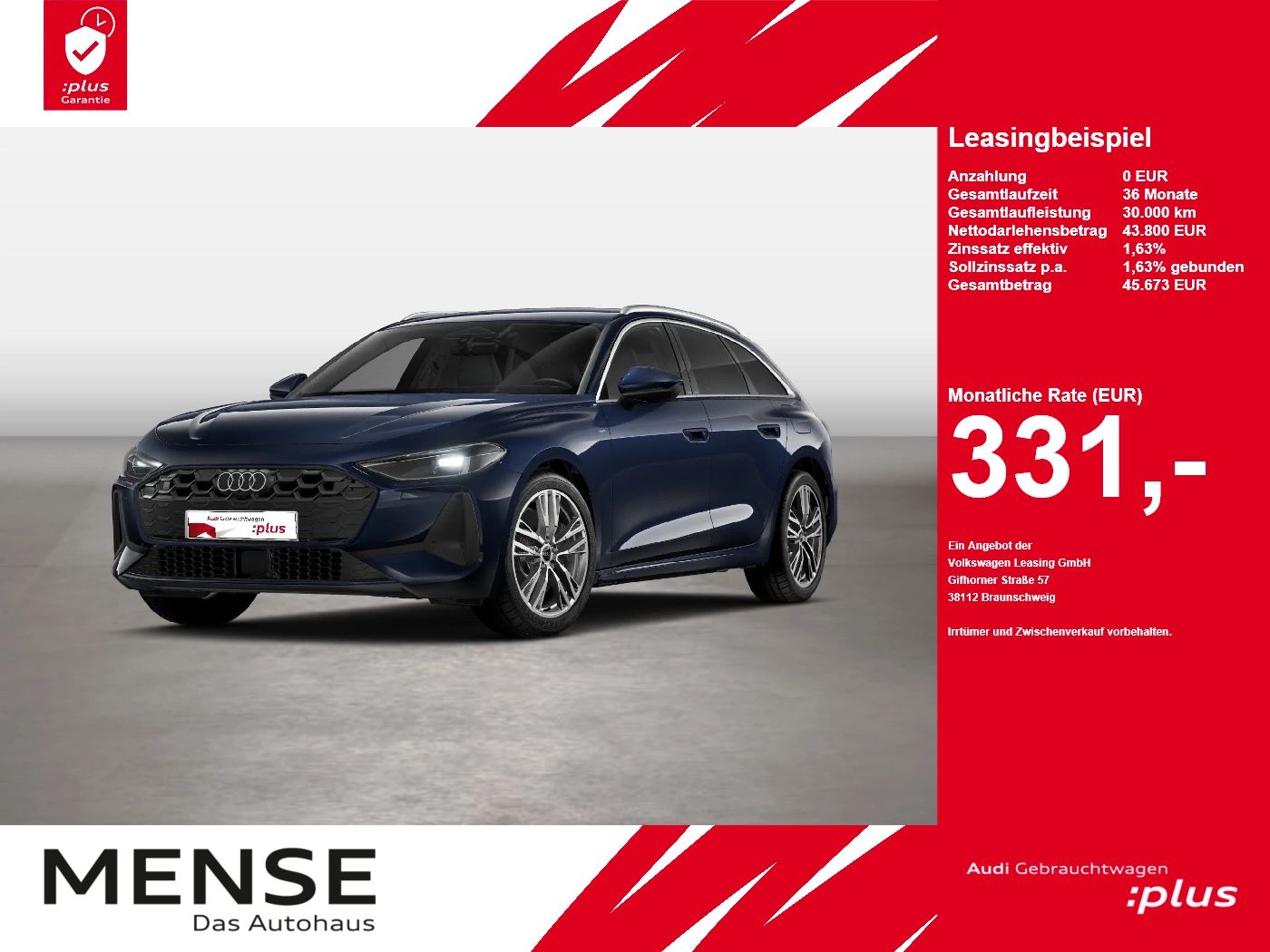 Audi A5 Avant e-hybrid quattro 220 kW S tronic AHK LM