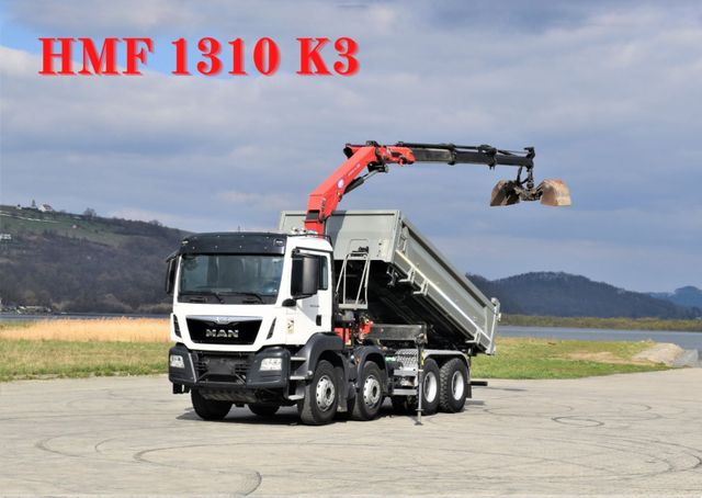 MAN TGS 35.480 * KIPPER 5,30m + HMF 1310-K3FUNK* 8x4