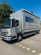 Mercedes-Benz ATEGO Schiebeplane und Ladebordwand - Mercedes-Benz Abschleppwagen Atego