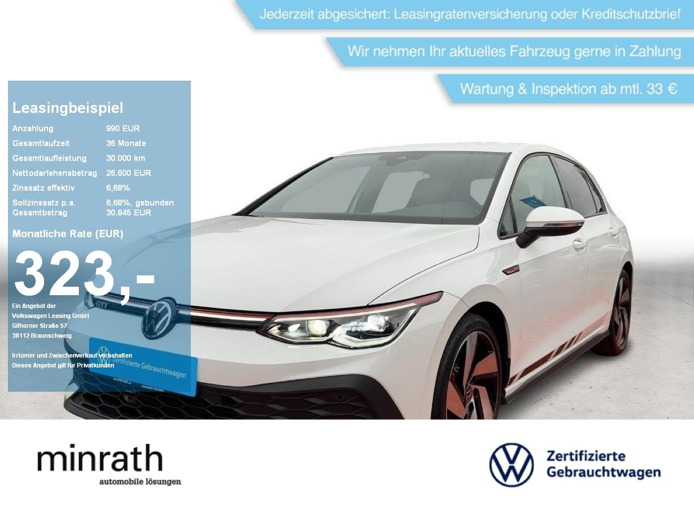 Volkswagen Golf VIII GTI CLUBSPORT TSI DSG MATRIX+APP+NAVI